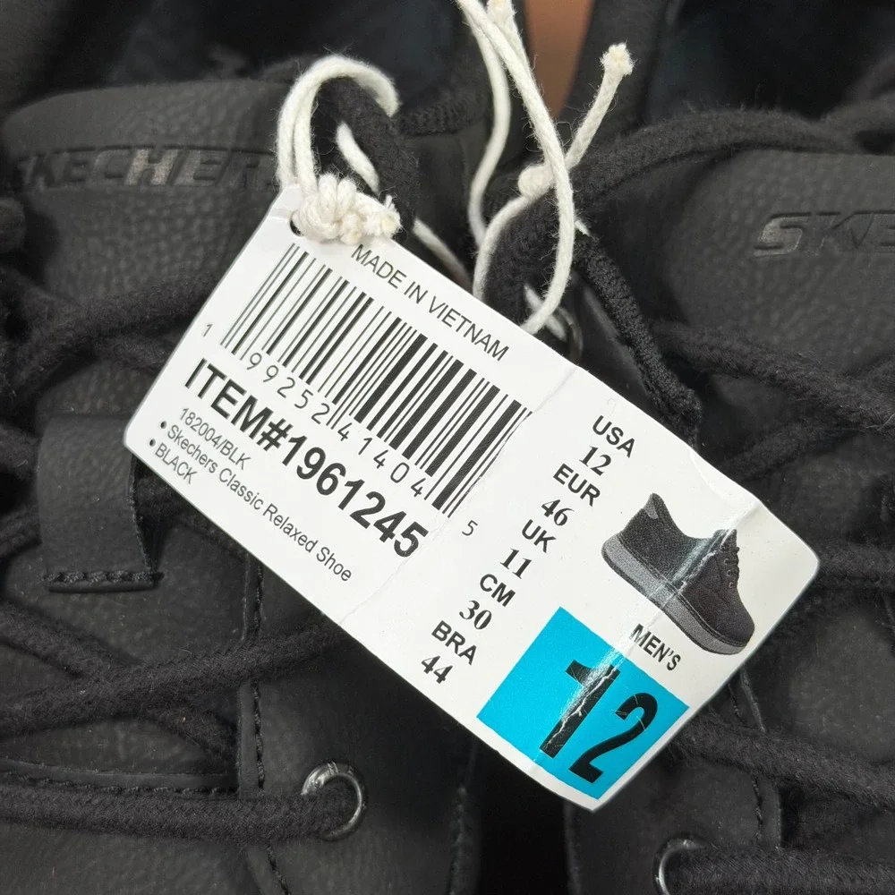 Skechers Men's Hands Free Swift Fit Casual Shoes Black Size 12